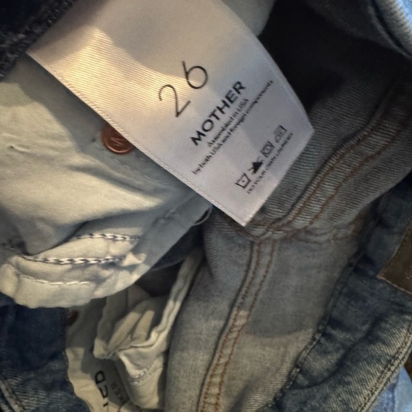 Mother The Looker Ankle Step Fray Exposed Secret Sister Jeans size 26 - Picture 5 of 6